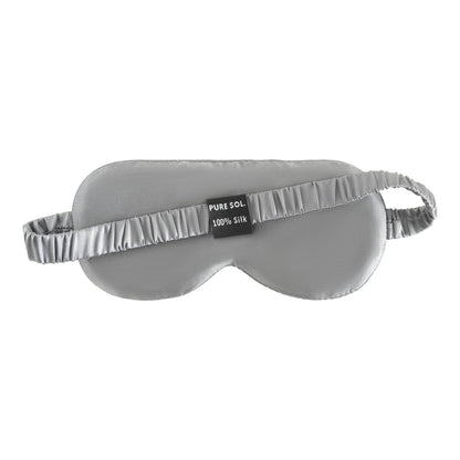 PURE SOL. Beauty Silk Sleep Eye Mask- Black Onyx